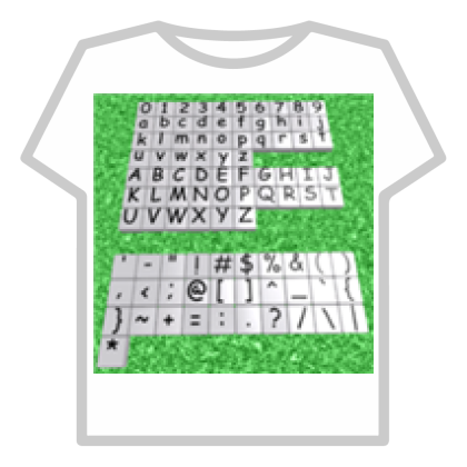 Alphabet Decals Now Roblox 180DAY