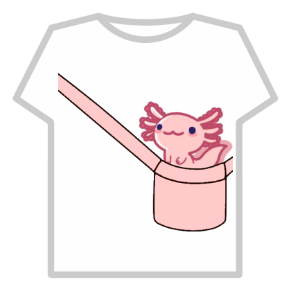 cute pink axolotl bag