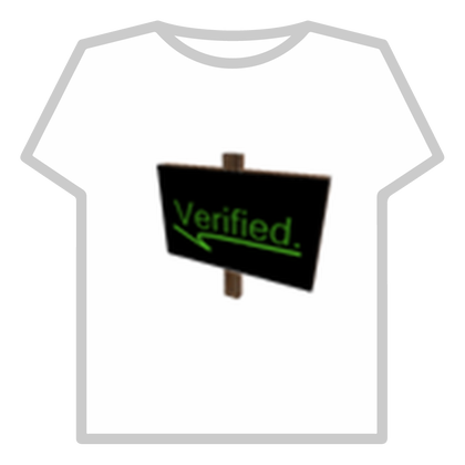 Verified sign shirt