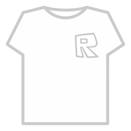 Gray Classic Roblox R Logo T Shirt Roblox